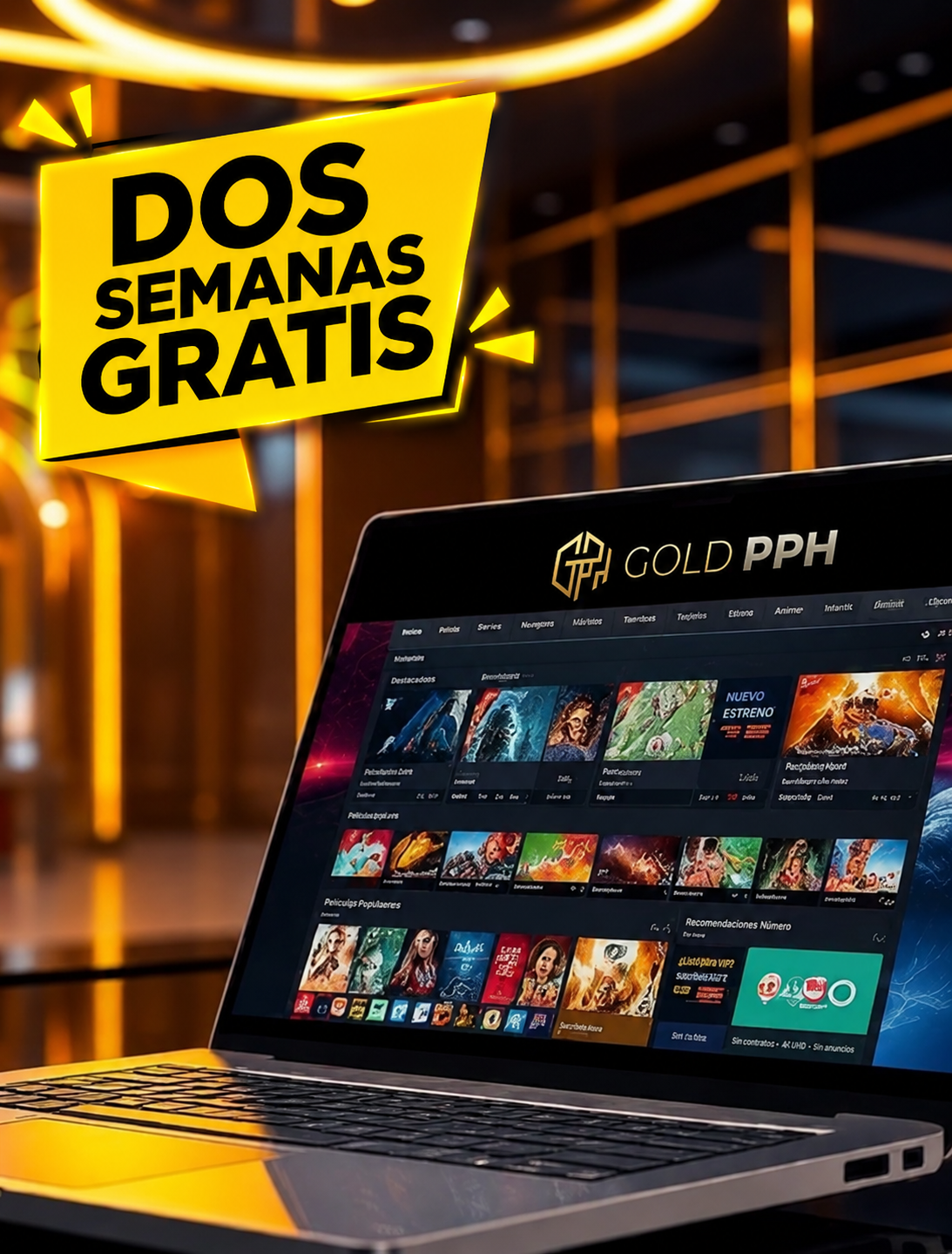 Promocion de dos semanas gratis Gold PPH